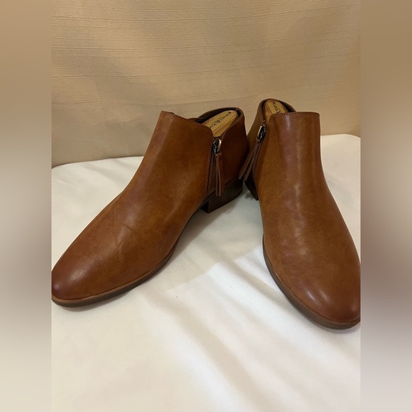 SOUL by Naturalizer brown zip up bootie man made material size 7 - Picture 5 of 10